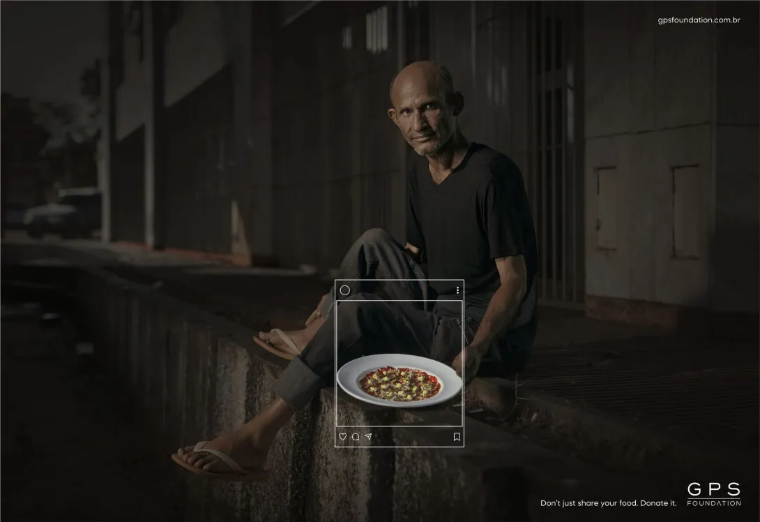 GPS Foundation "Don't just share your food. Donate it."