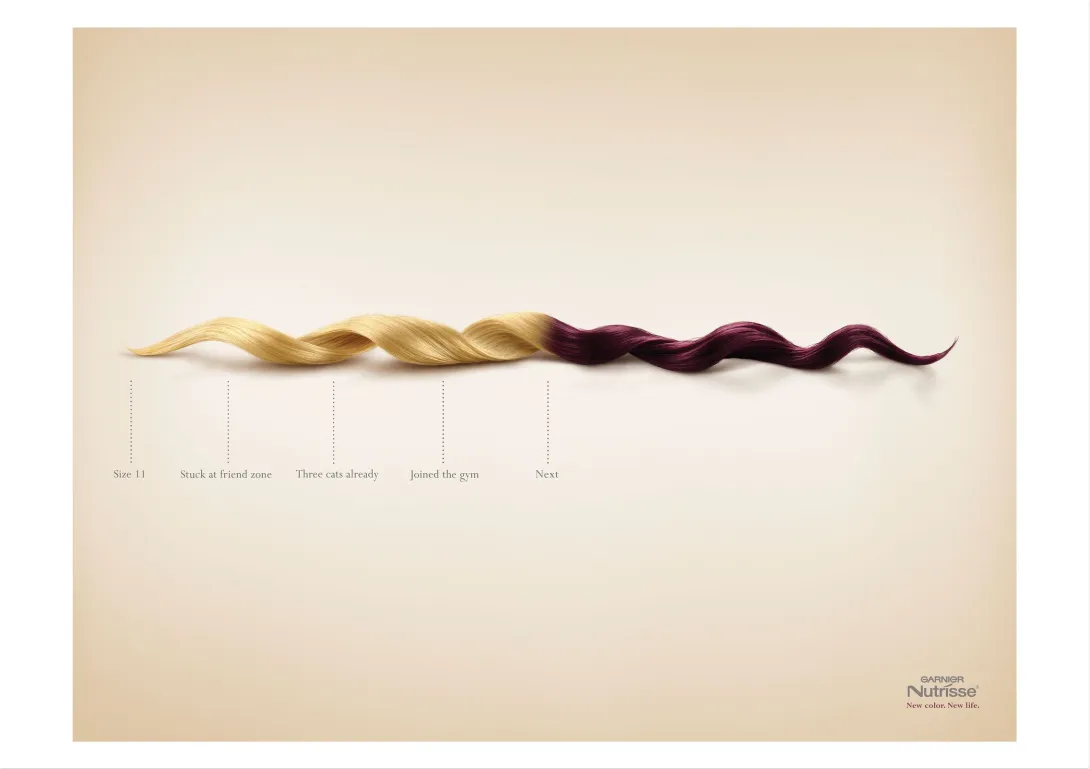 Garnier "New color. New life."