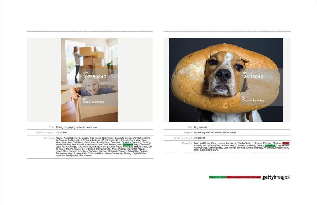 Getty Images ads
