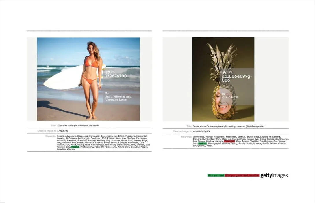 Getty Images ads