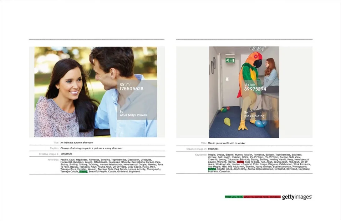 Getty Images ads