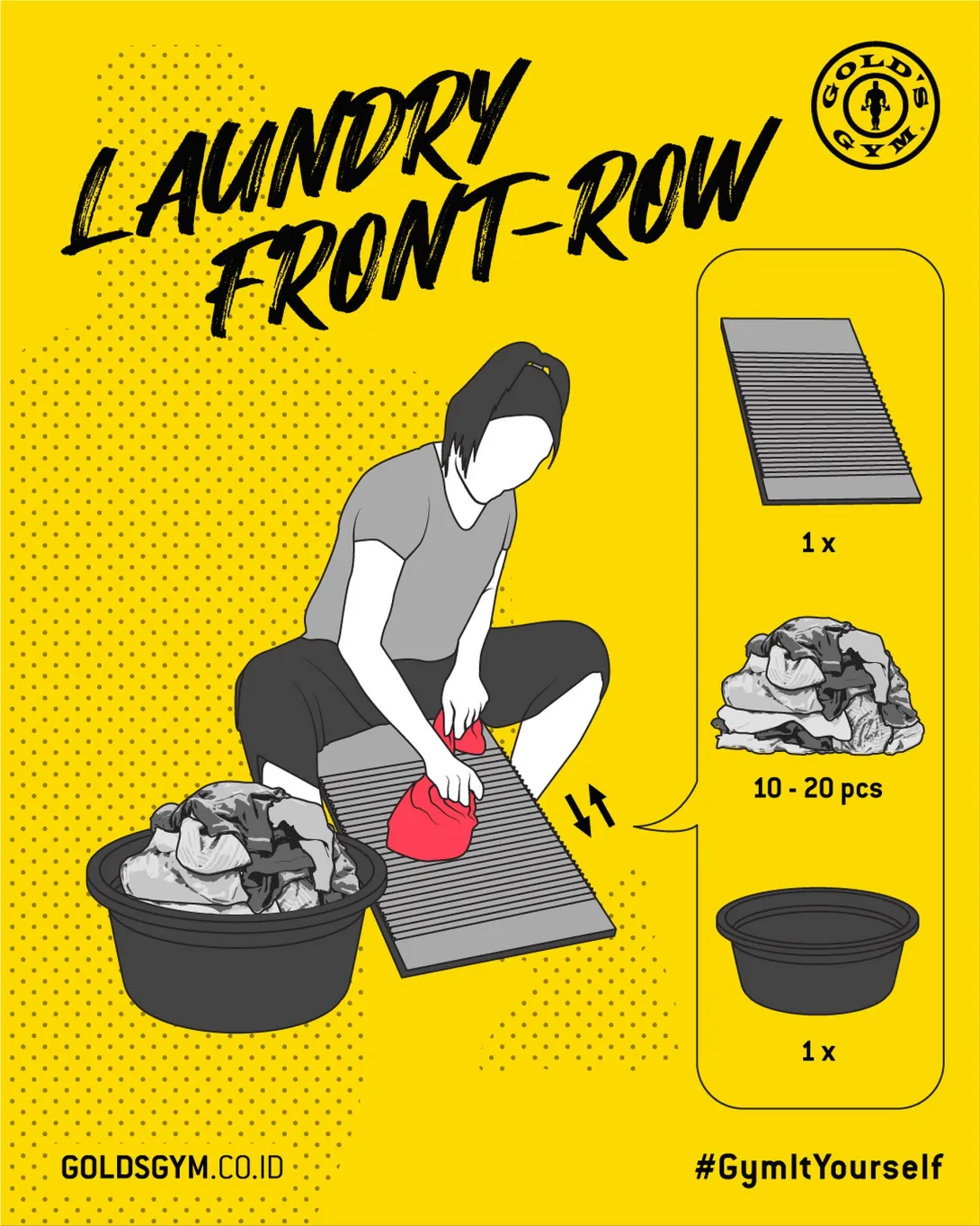 Gold's Gym "Gym It Yourself"