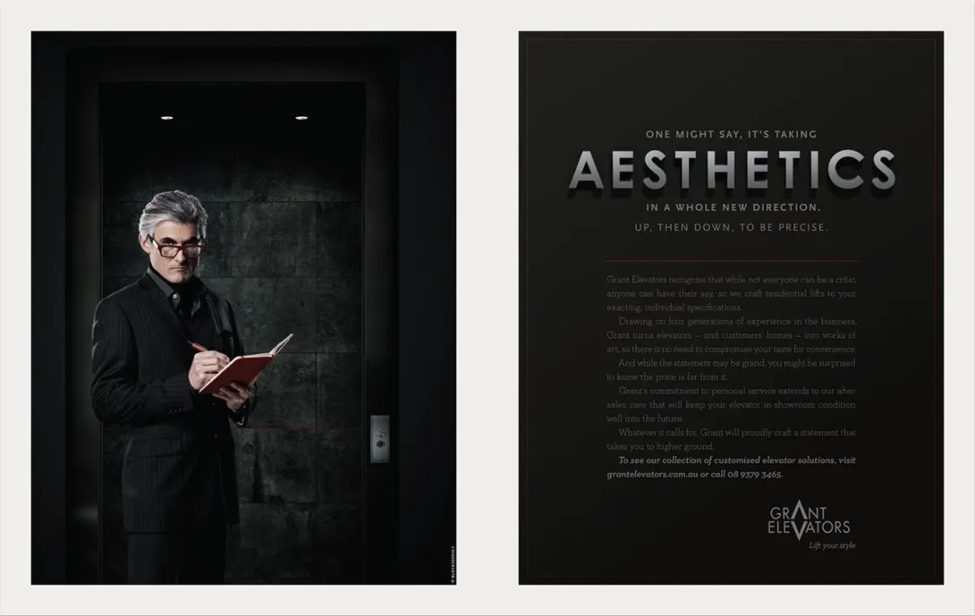 Grant Elevators ads