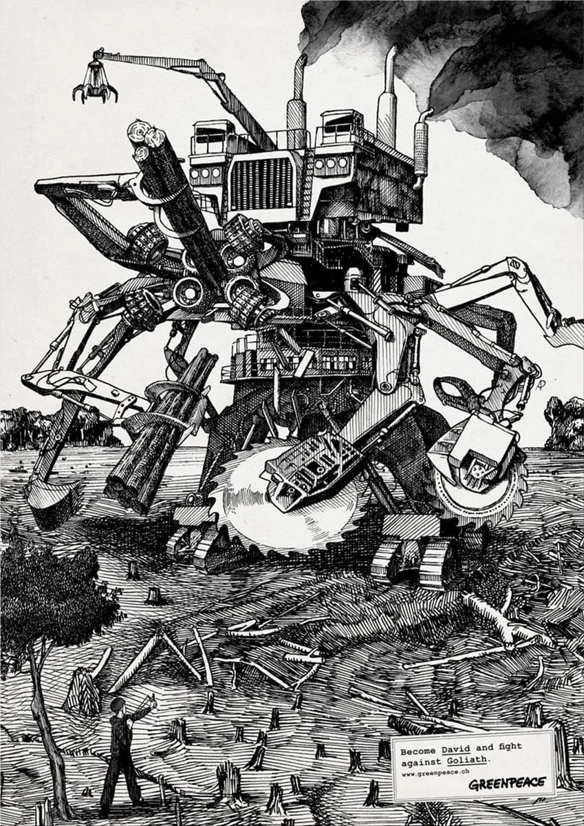 Greenpeace print ads