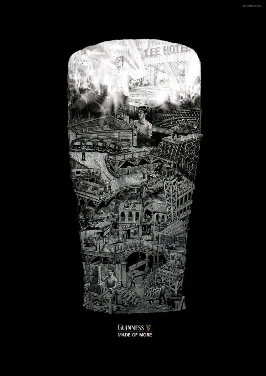 Guinness print ads