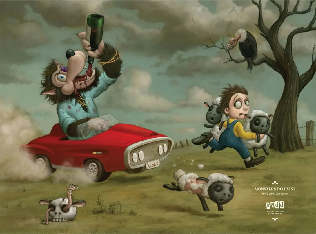 Hispanic Against Drunk Driving print ads