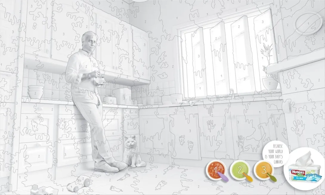 Huggies print