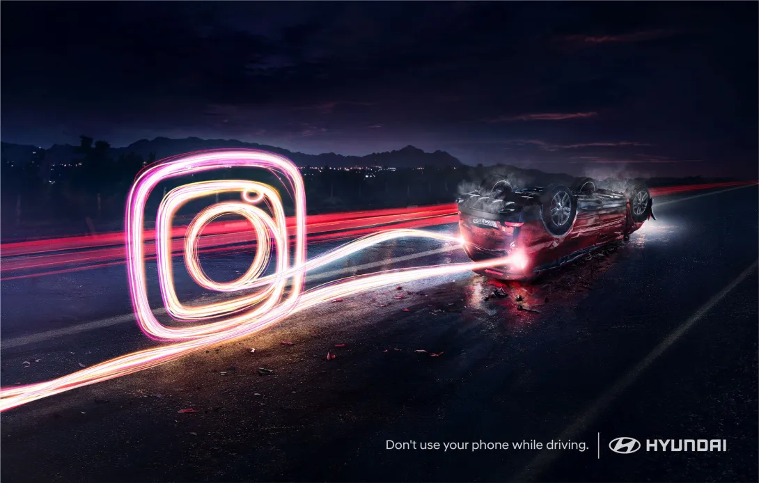 Hyundai "Don't use your phone while driving"