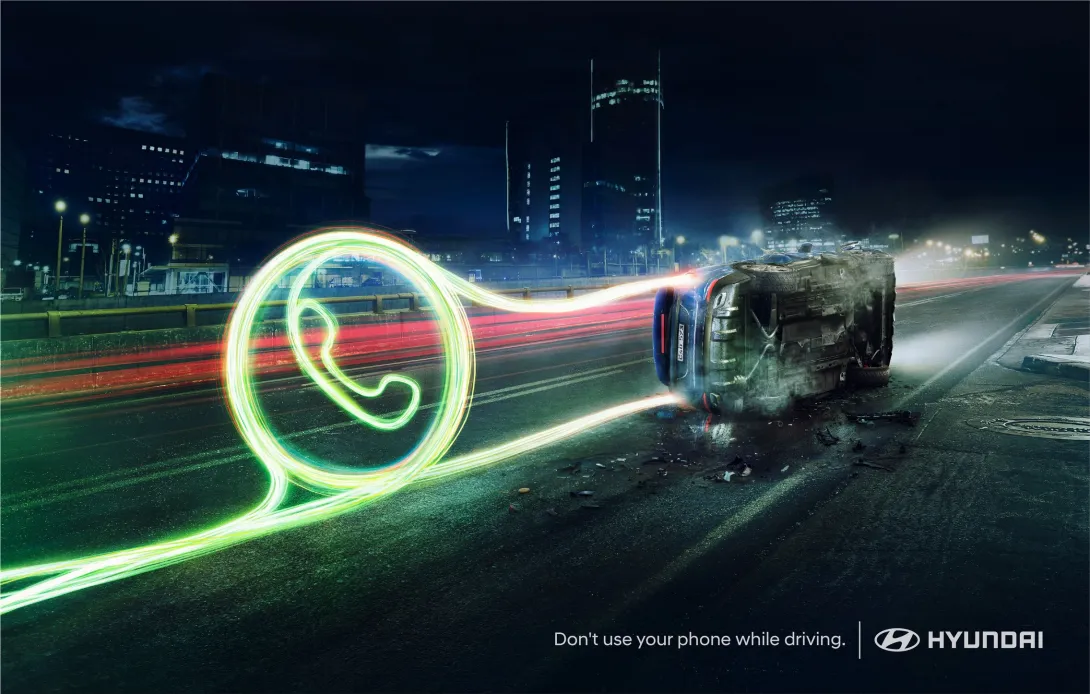 Hyundai "Don't use your phone while driving"