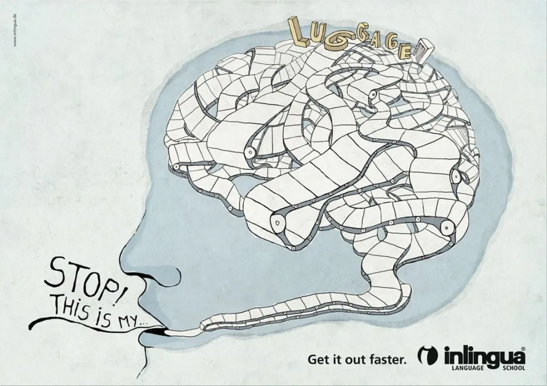 Inlingua print ads