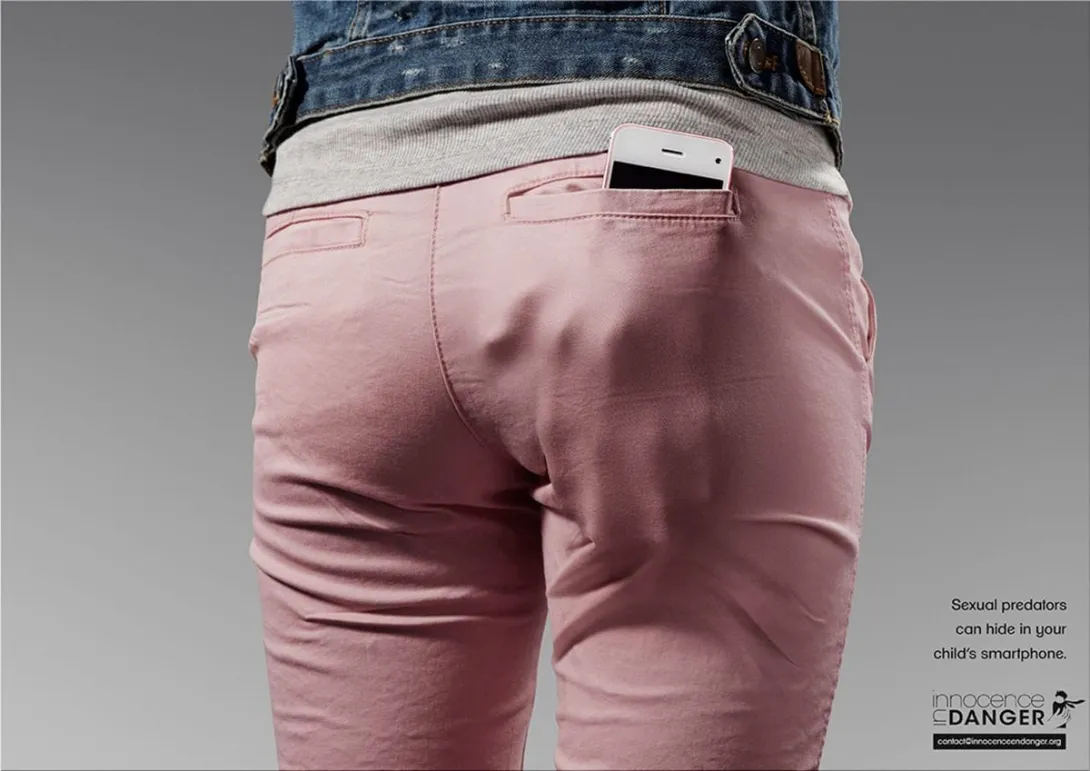 Innocence in Danger print ad
