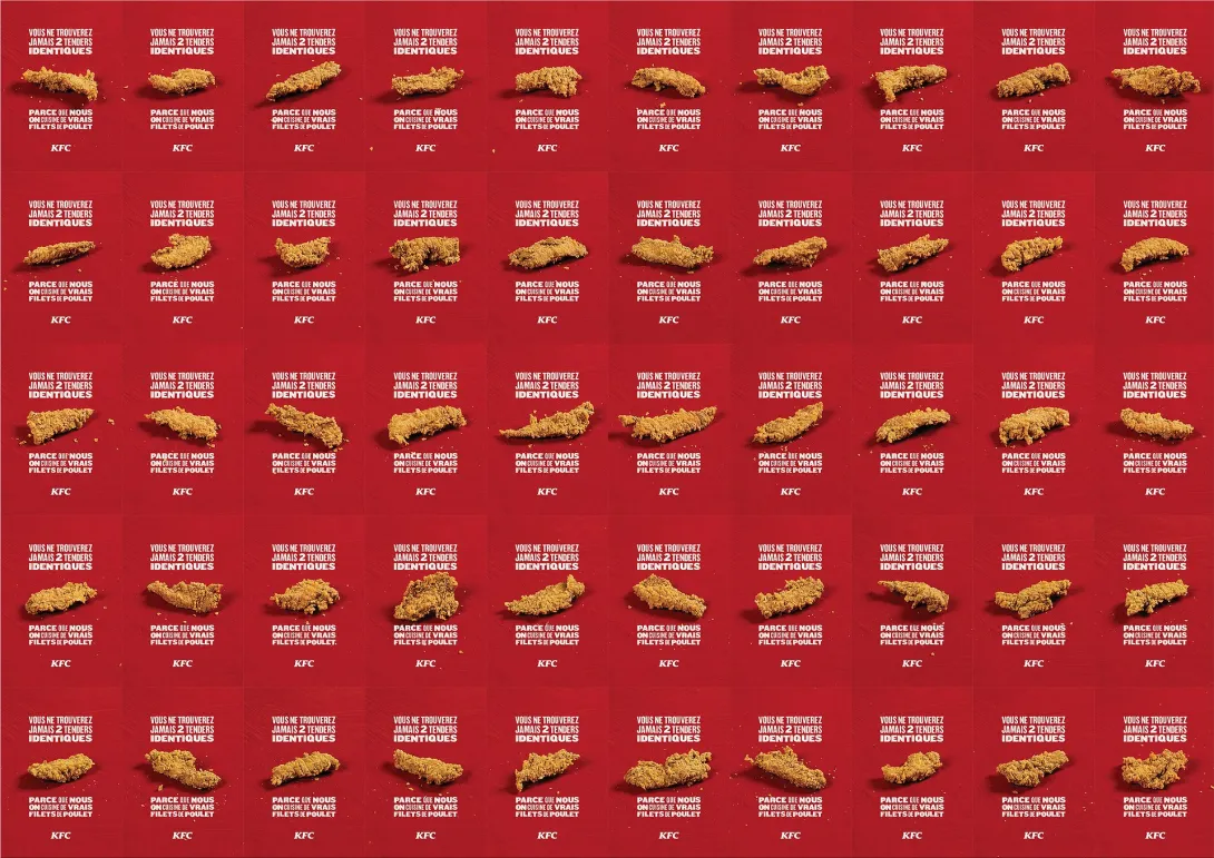 KFC France "Unalike" a new guerilla campaign