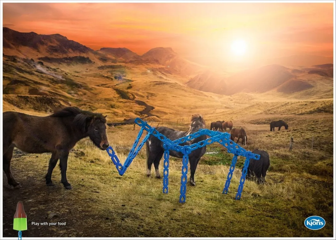 Kjörís print ads