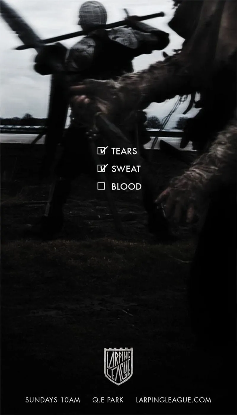 LARPING League print
