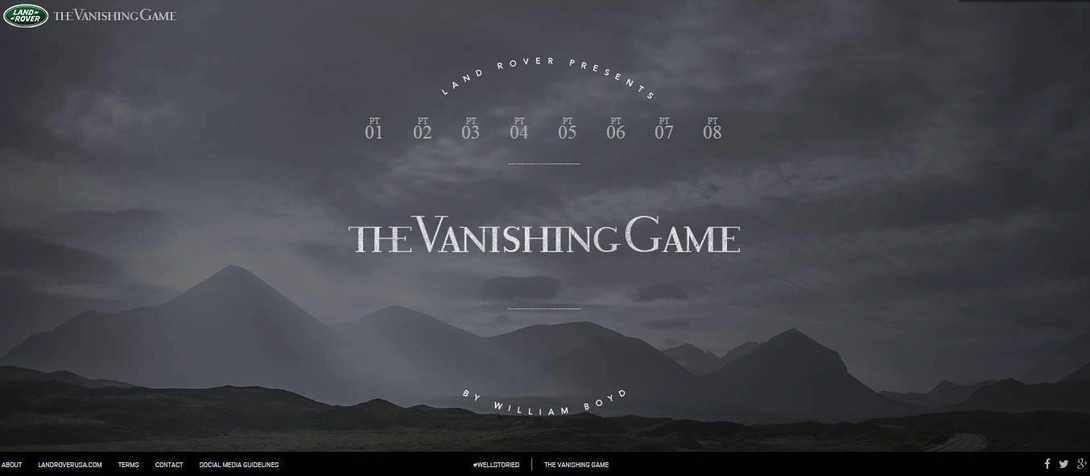 Land Rover online ads