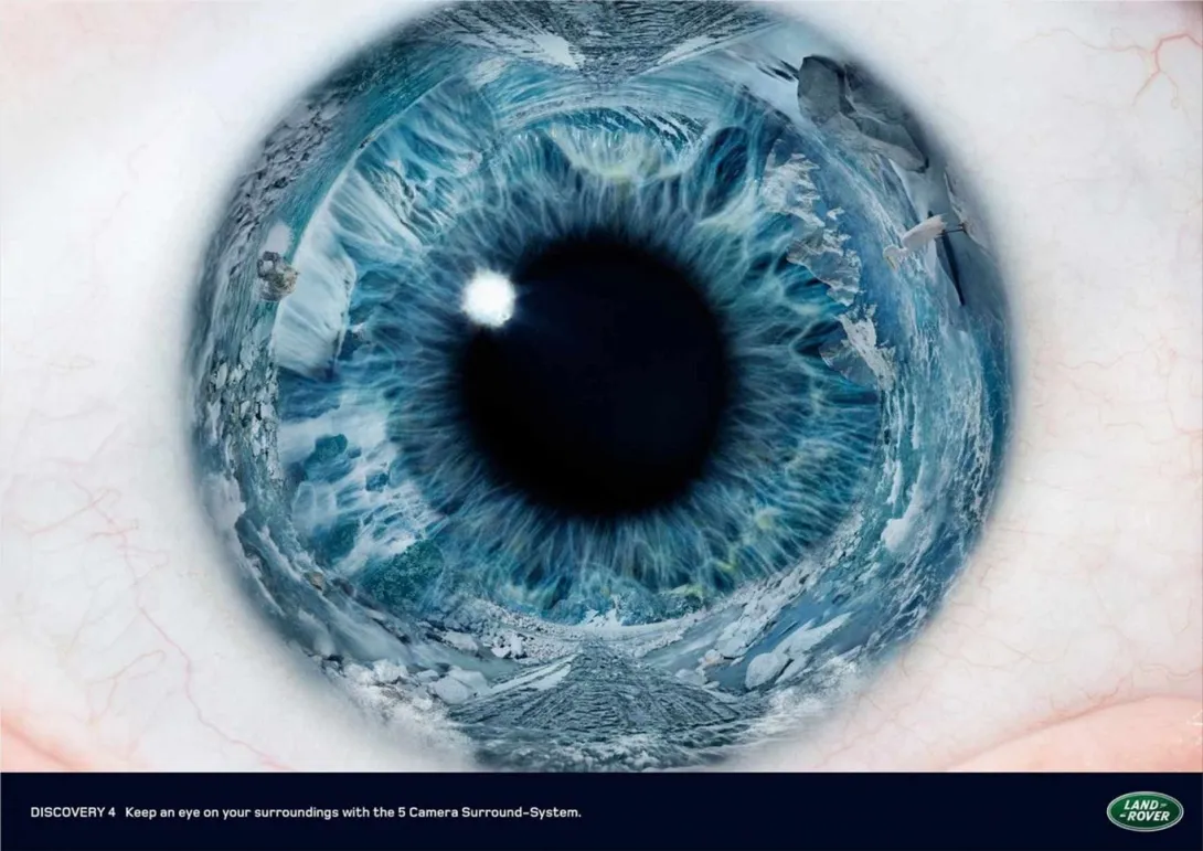 Land Rover print ad