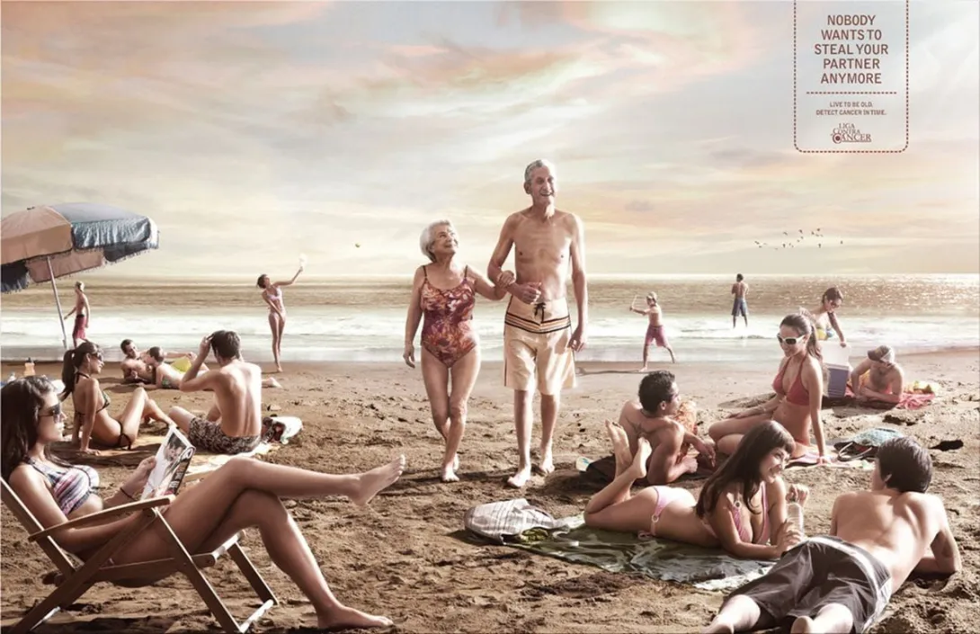 League Against Cancer ads
