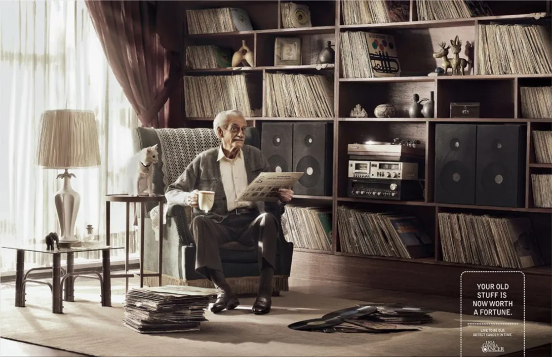 League Against Cancer print ads