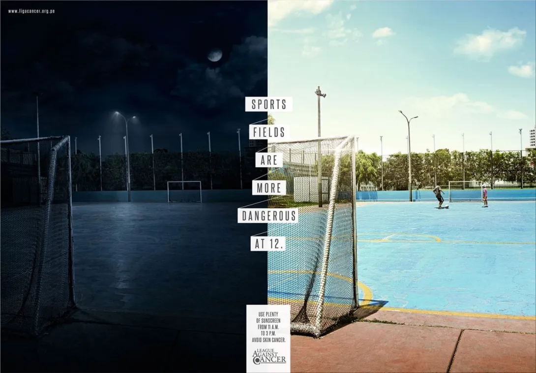 League Against Cancer ads