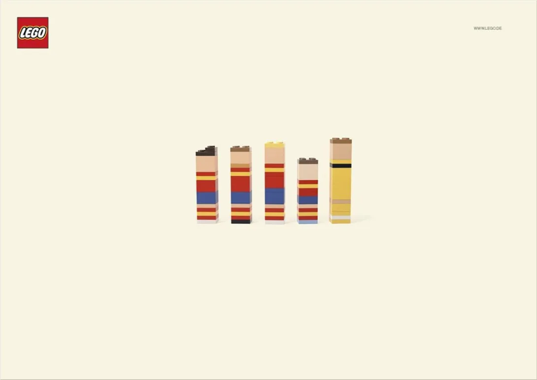 Lego print ads