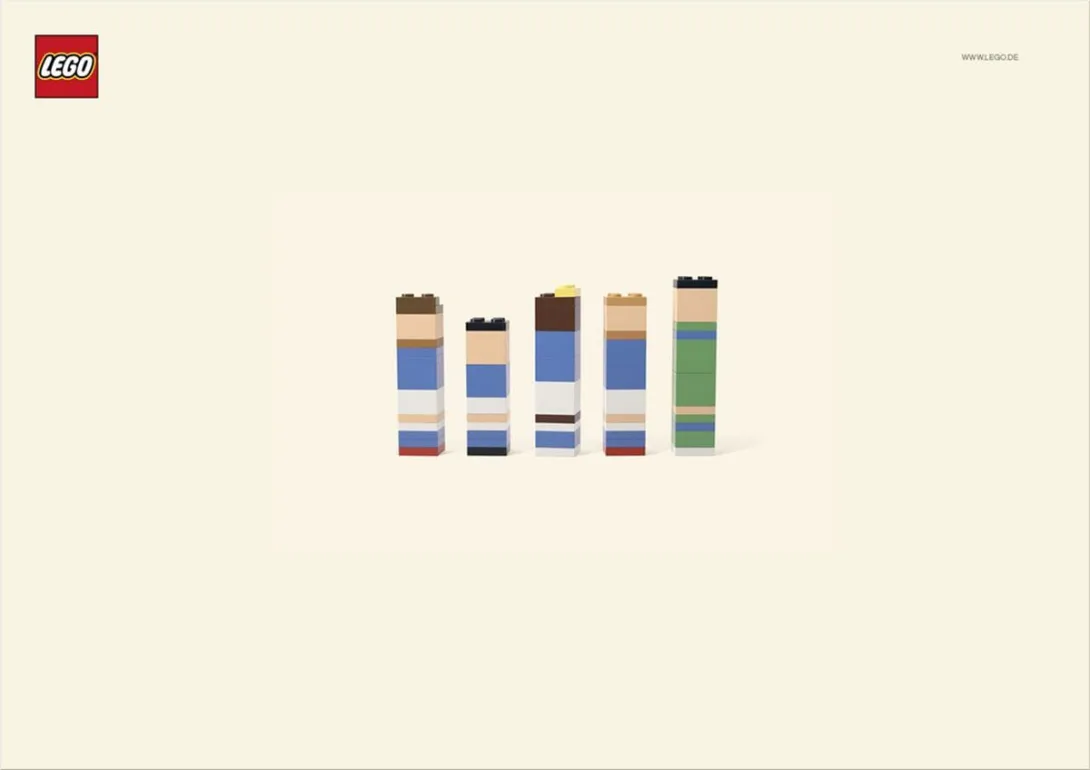 Lego print ads
