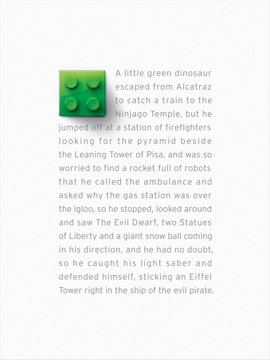 Lego print ads