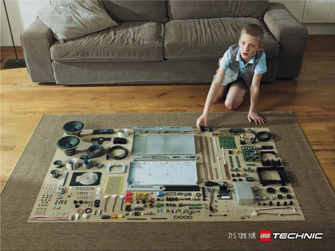 Lego print ads