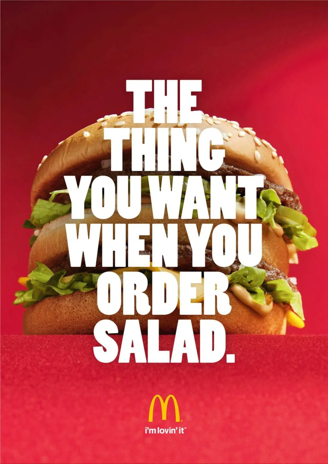 McDonalds print advertisement