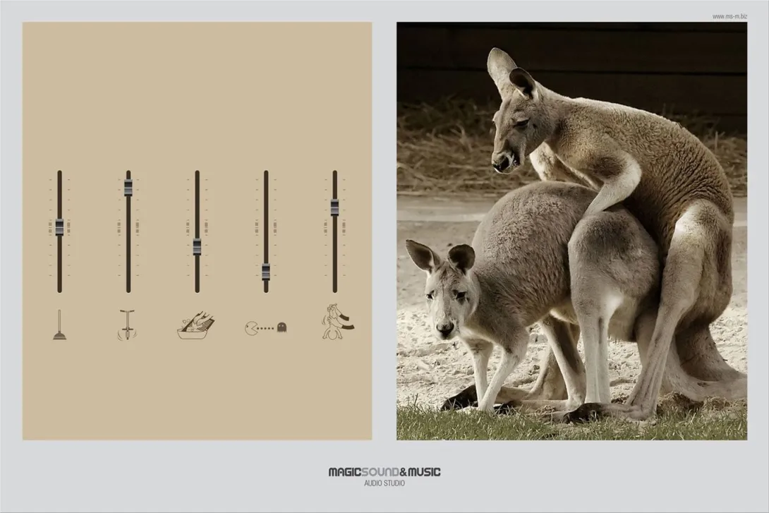 Magic Sound print ad