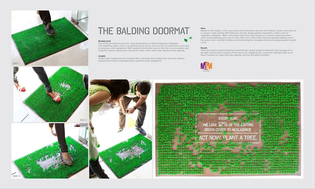 M&M ambient ads