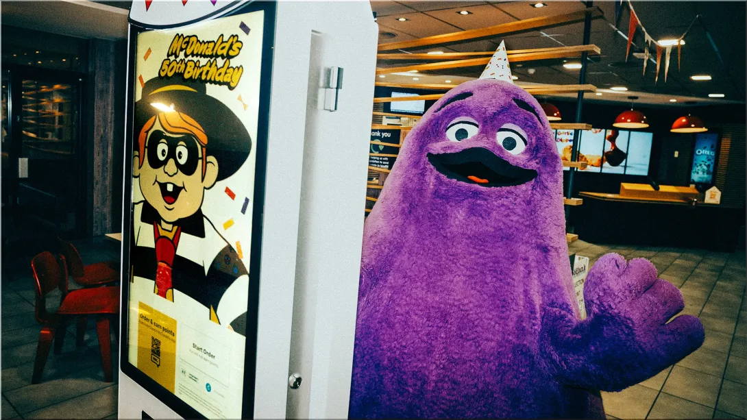 McDonald's "Gatecrashed by Grimace"