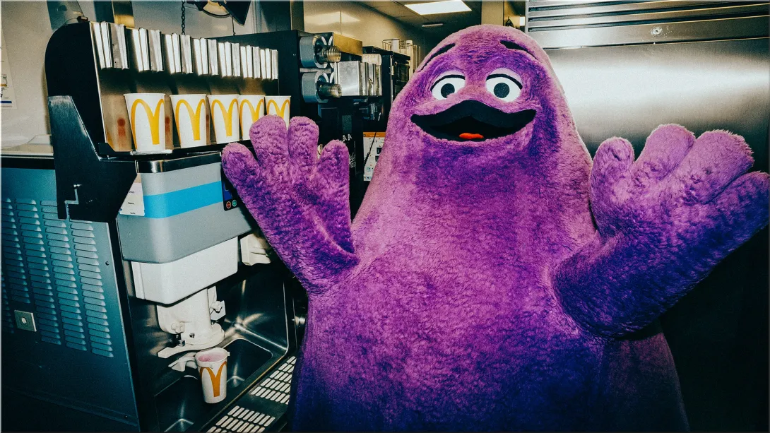 McDonald's "Gatecrashed by Grimace"