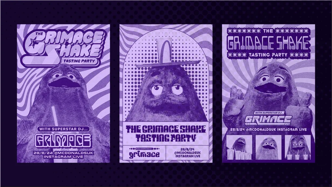 McDonald's "Gatecrashed by Grimace"