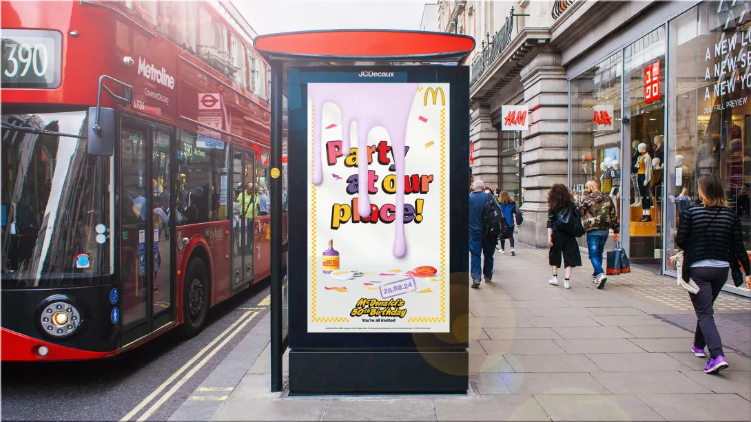 McDonald's "Gatecrashed by Grimace"