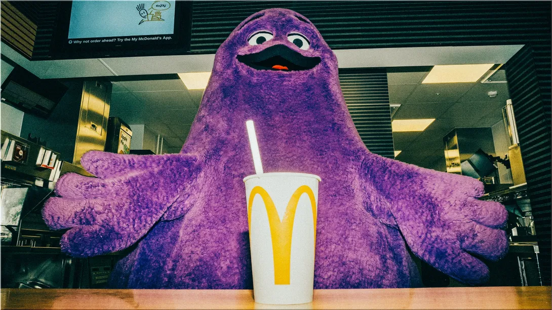 McDonald's "Gatecrashed by Grimace"