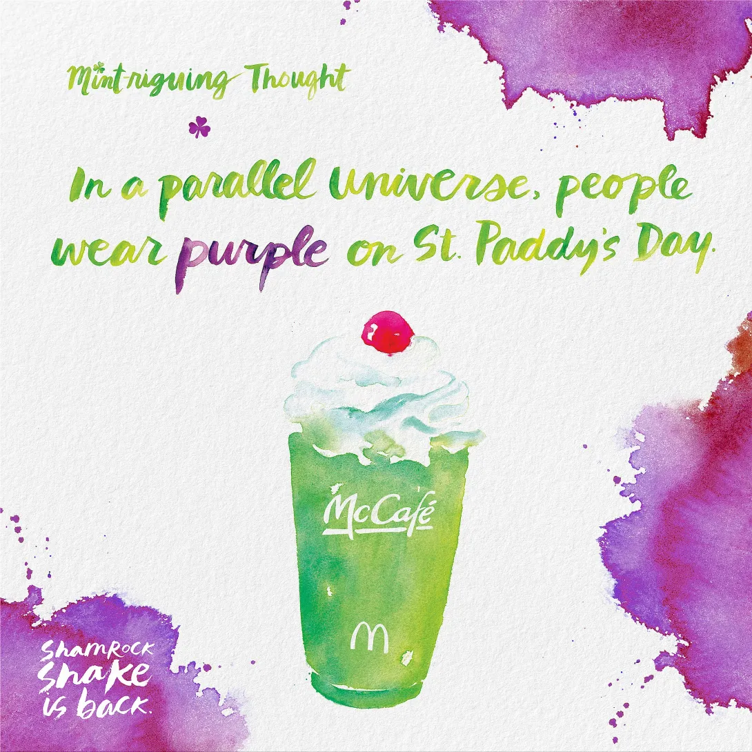 McDonald's Shamrock Shake