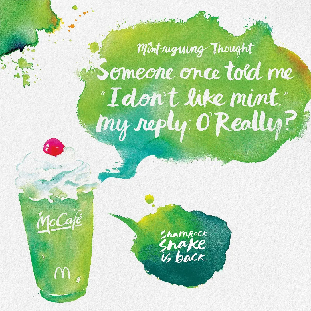 McDonald's Shamrock Shake