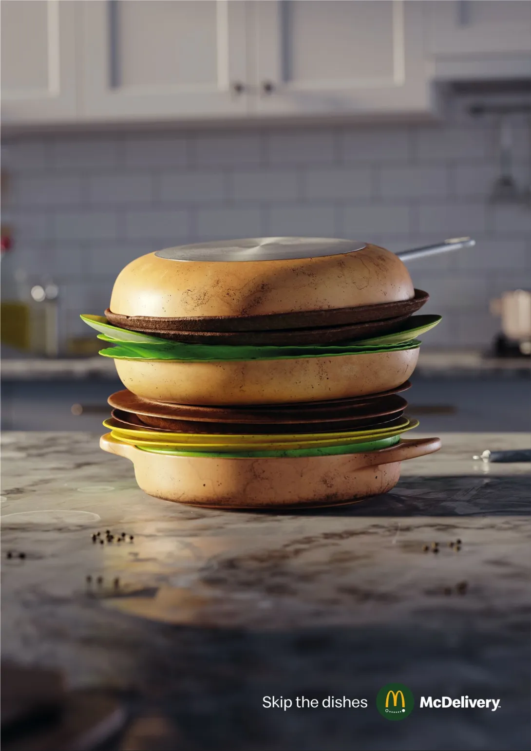 McDonald's "Skip the dishes"