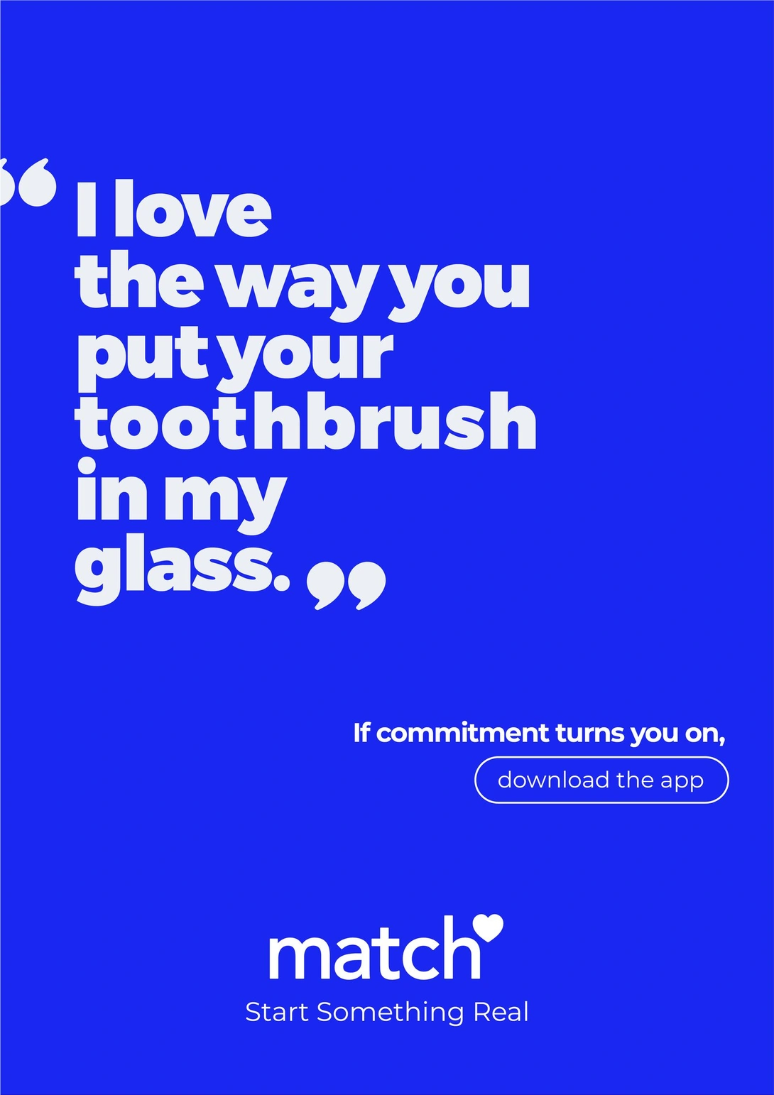 Meetic "If commitment turns you on"