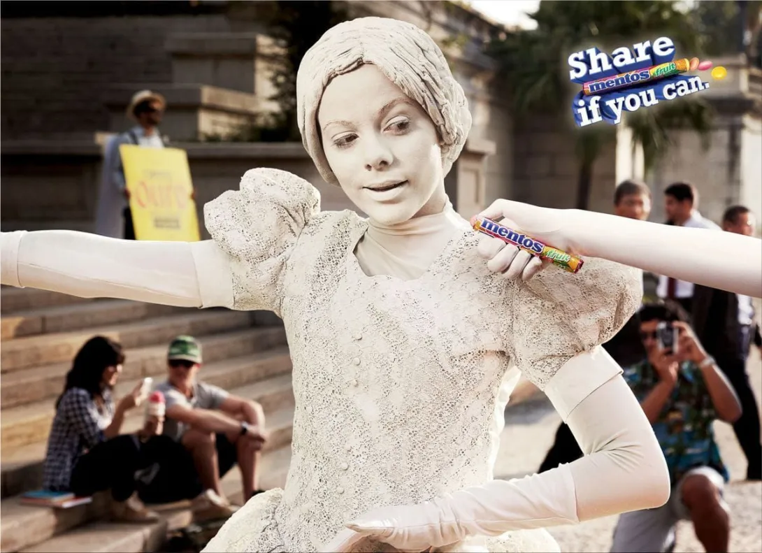 Mentos ads