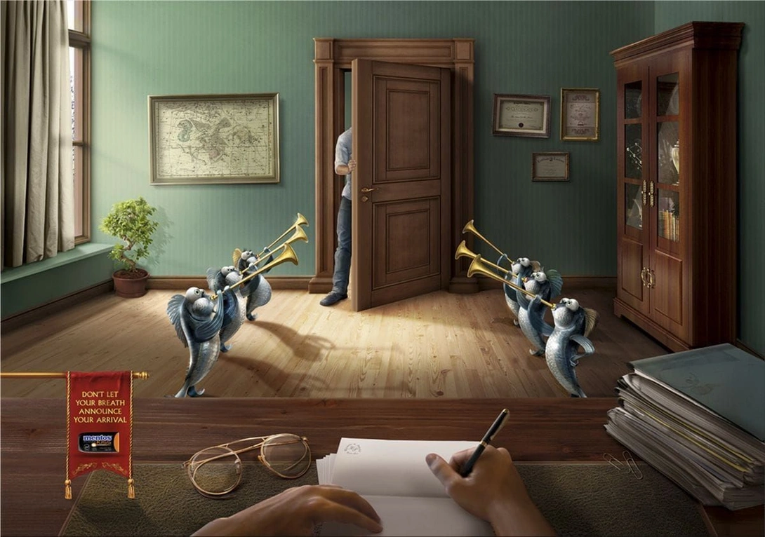 Mentos print ads