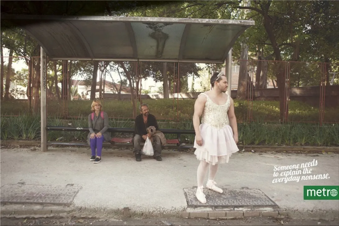 Metro ads