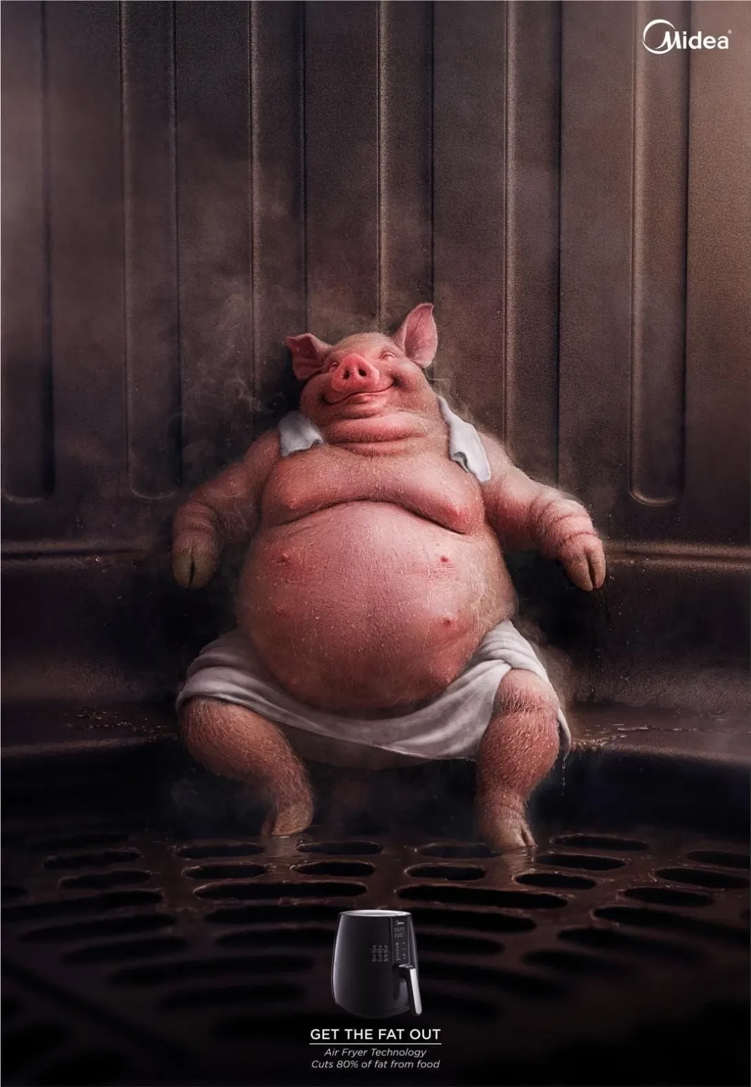 Midea: "Get The Fat Out" by Hakuhodo