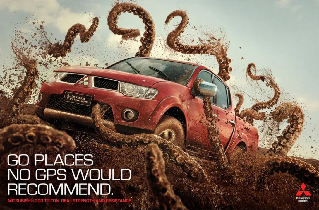 Mitsubishi ads
