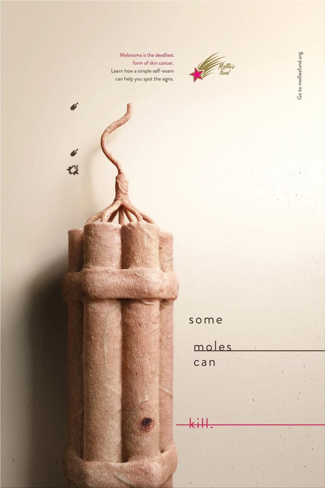Mollie's Fund: "Some moles can kill." by Area 23