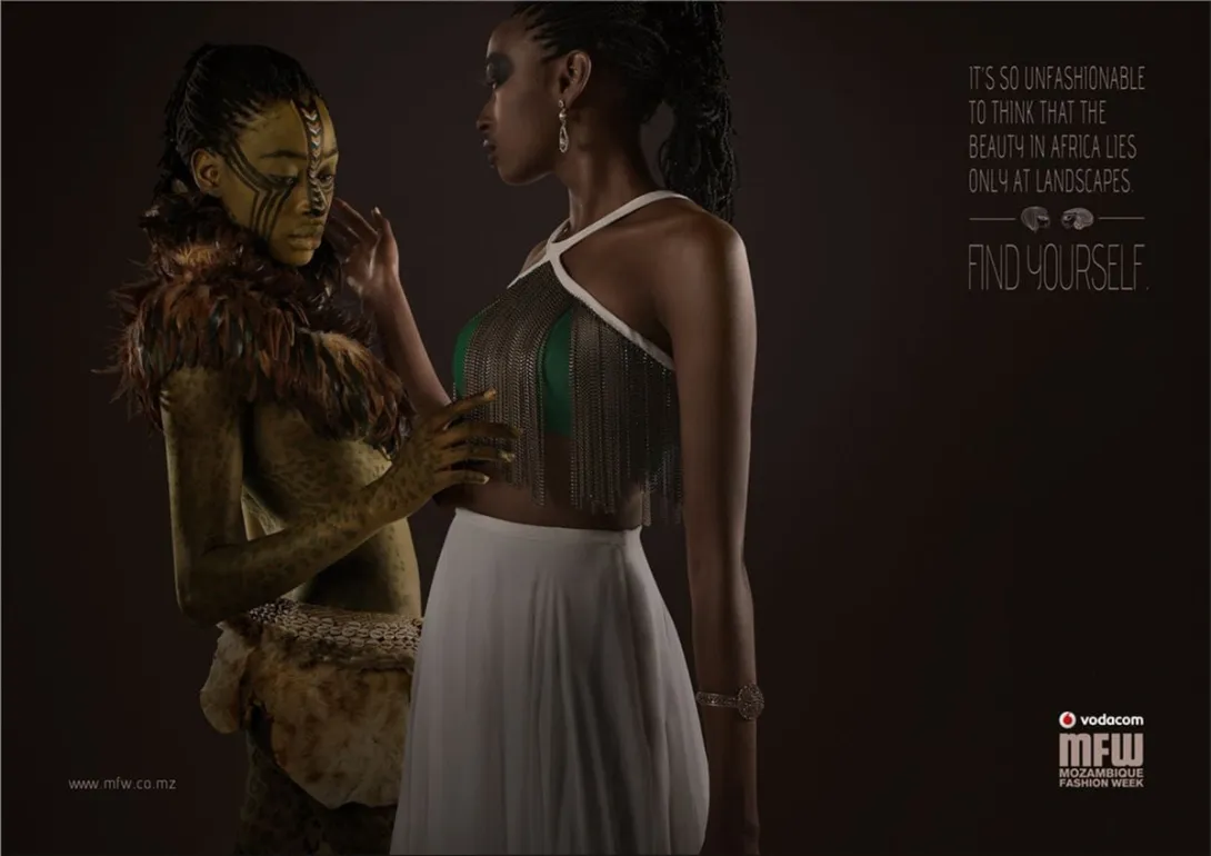 Mozambique Fashion Week ads