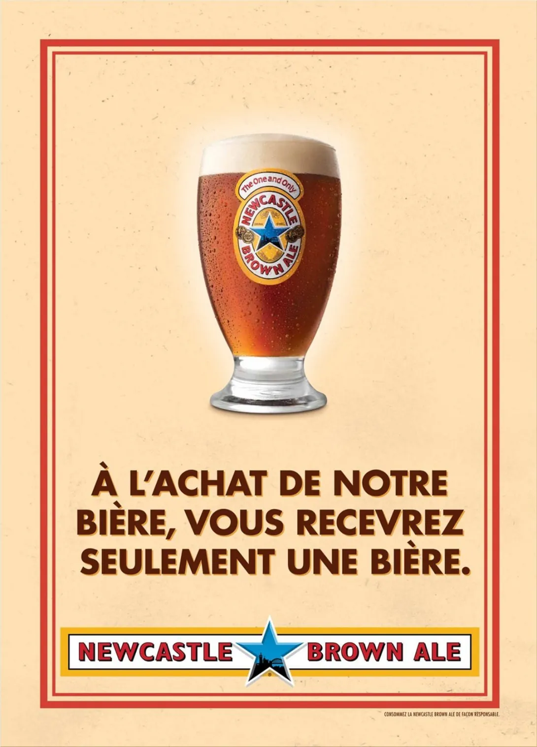 Newcastle Brown Ale print