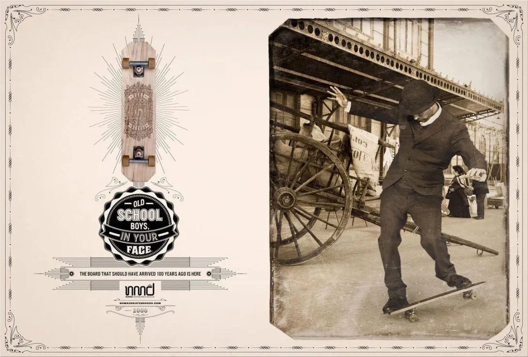 Nomad Skateboards ads