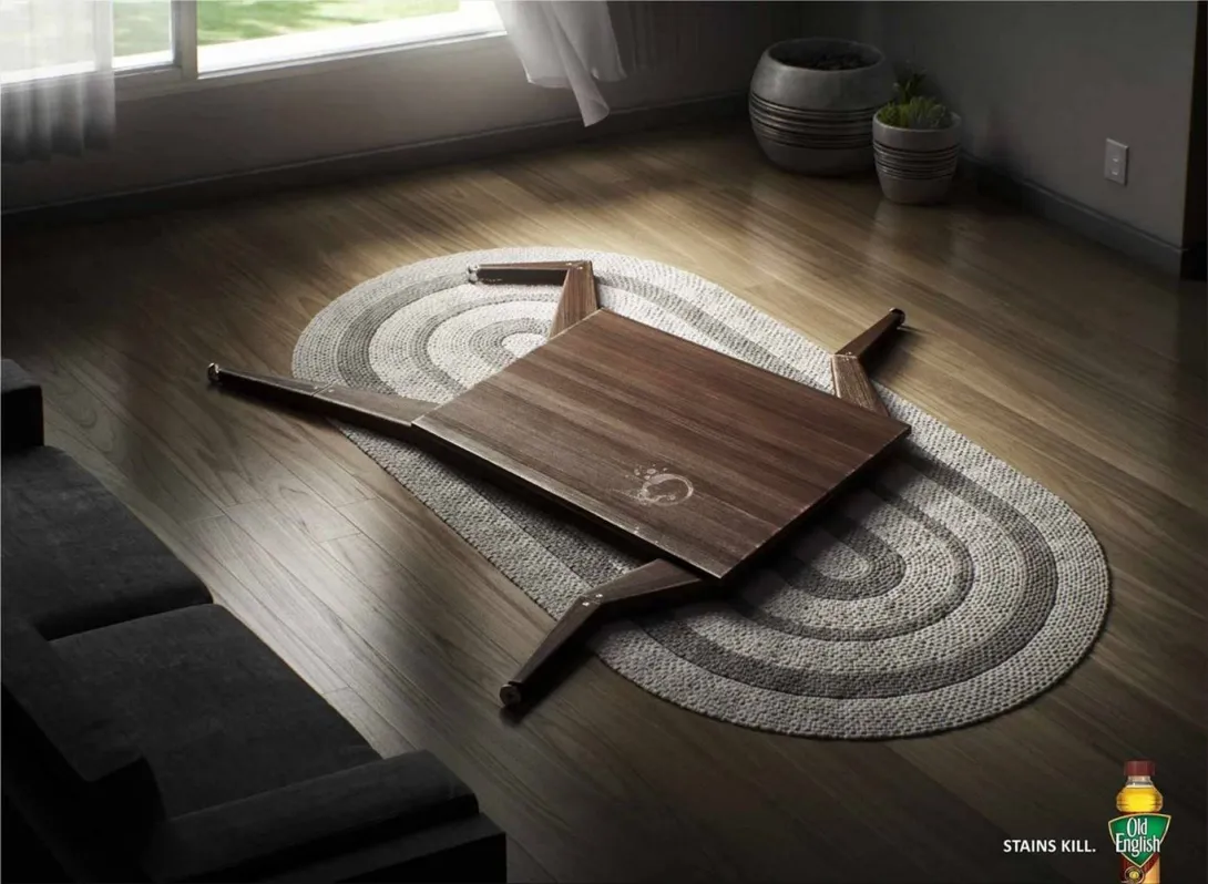 Old English print ads