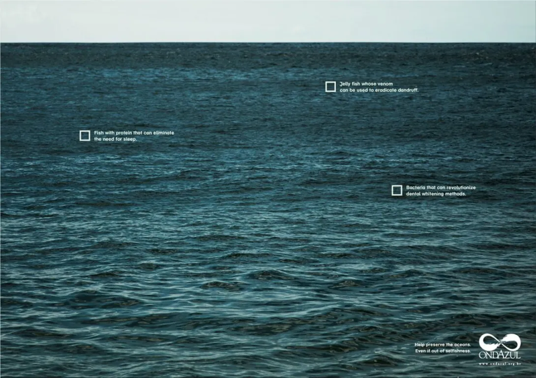 Onda Azul print